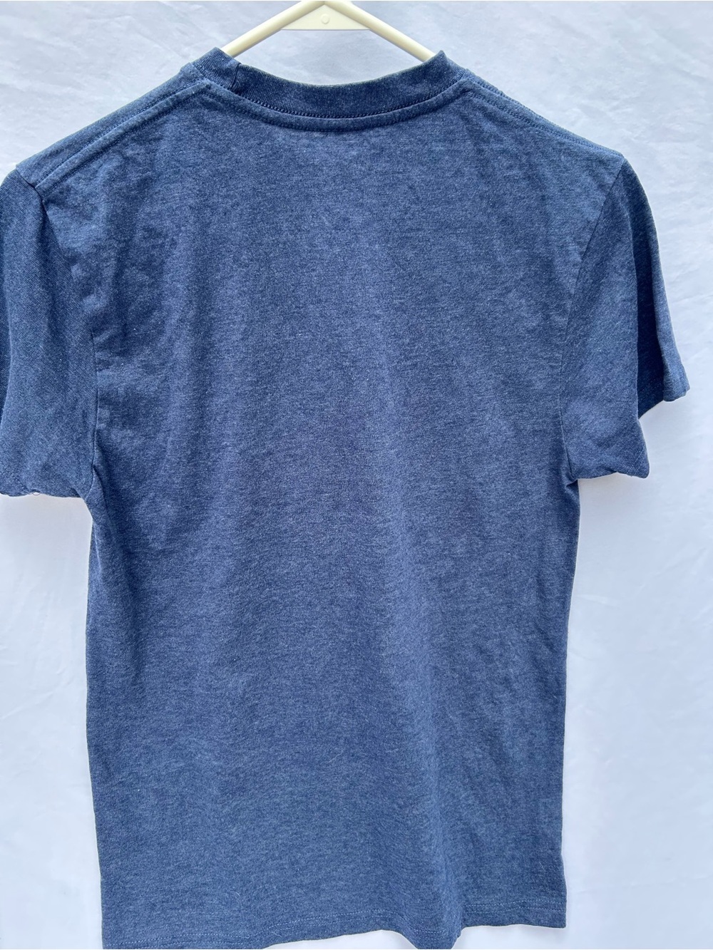 NIRVANA Navy Blue Tee with Yellow Logo 0112 - Picture 5 of 5